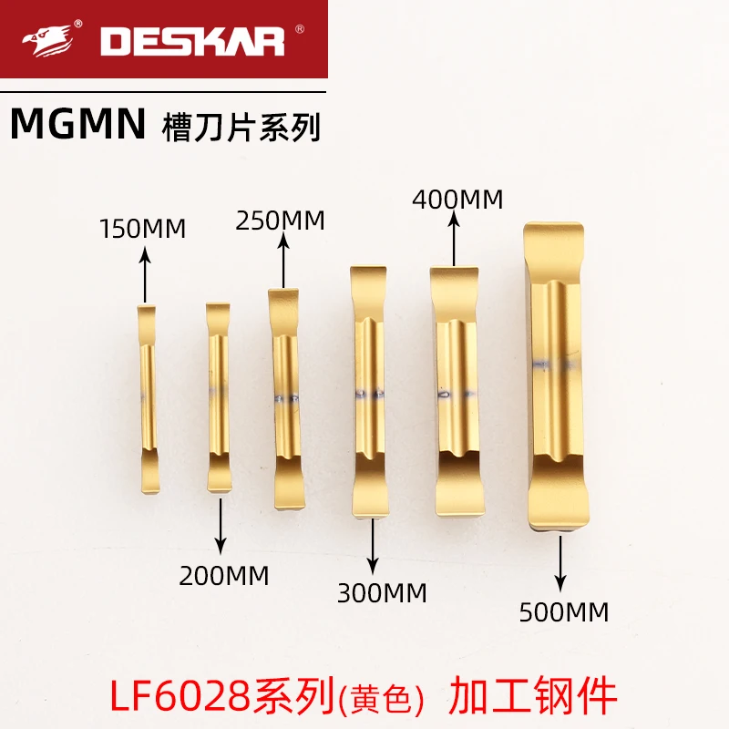 

DESKA MGMN150 MGMN200 MGMN250 MGMN300 MGMN400 MGMN500-JH Carbide Insert Slot Grooving Tool CNC Metal Lathe Tool Steel processing