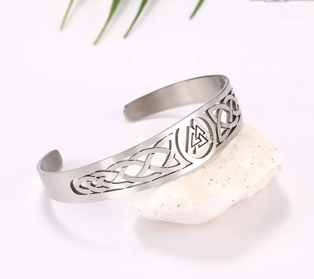 1pc Fashion Hollow flower Adjustable Bangles for Women Girls Stainless Steel Cuff Bracelet Party Wedding Jewelry F0970