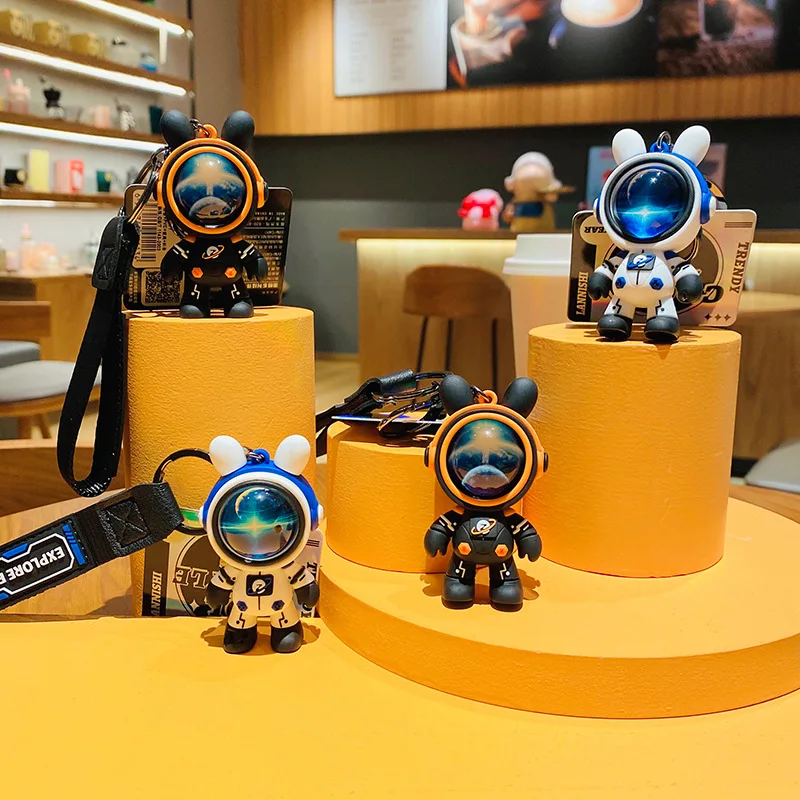 男の子と女の子のためのウサギの形をしたキーホルダー,宇宙飛行