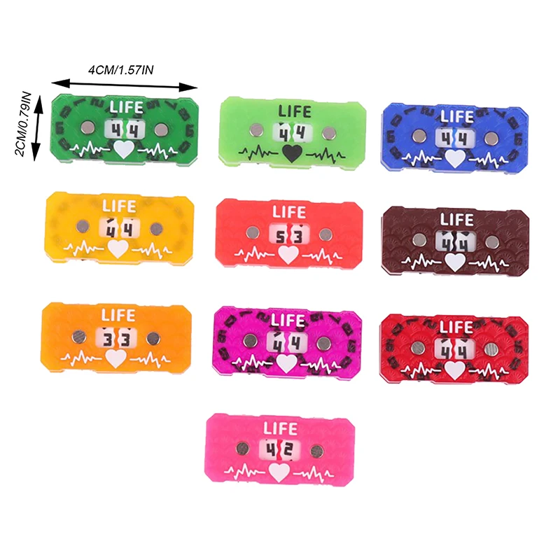 Board Game Counter Random Tracker 00-99 Tracker No Painting Requirement Life Board Game Counter 41x20x9mm