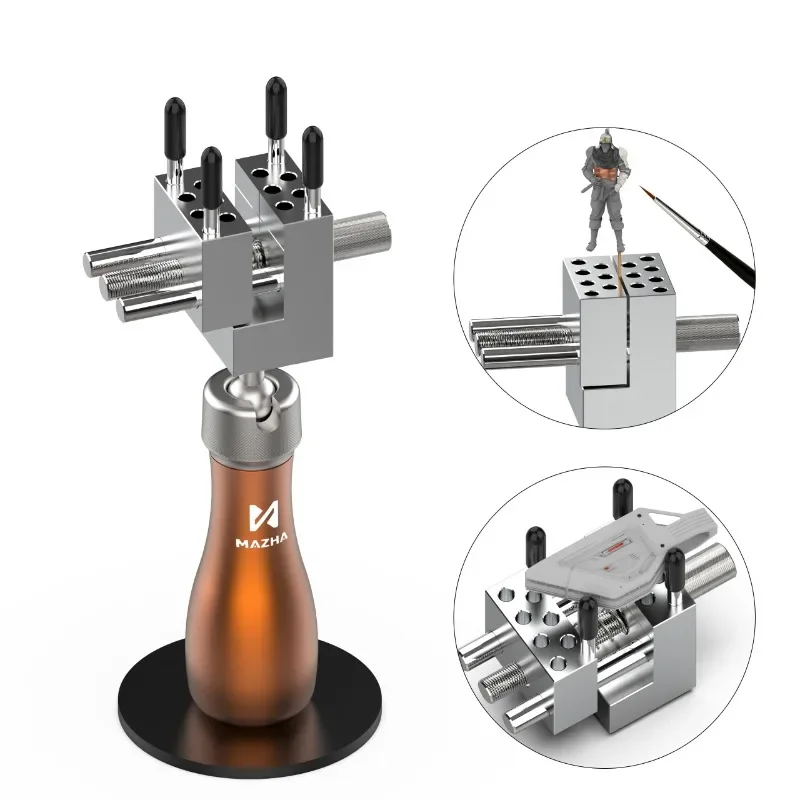 MAZHA T0011 Portable Handheld Clamping Vise Split Detachable Craft Tool for DIY Model Making Coloring