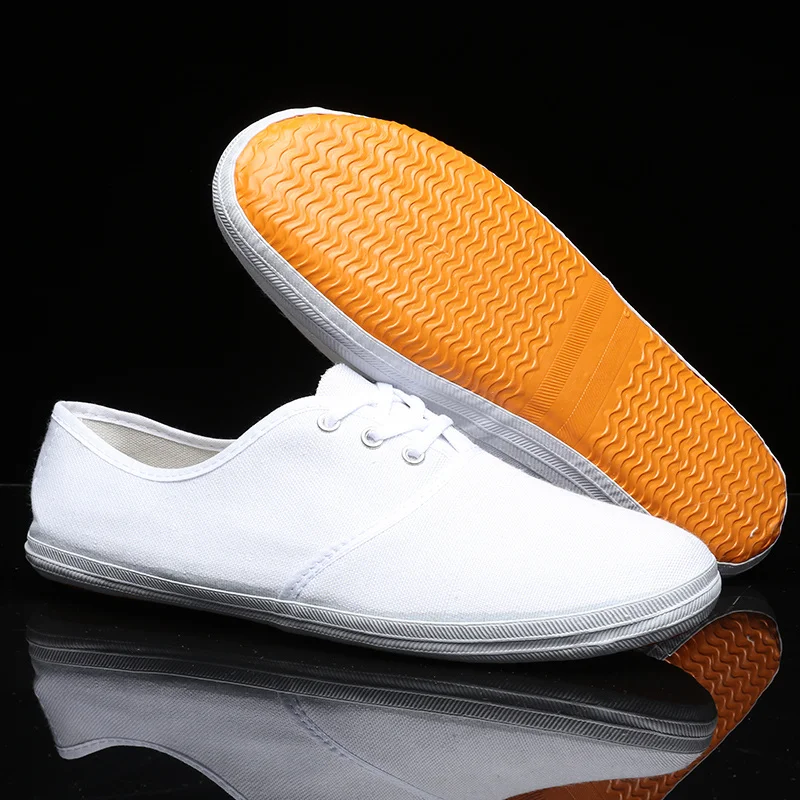 Classic Cheap Canvas Shoes Men Women Casual Flat Shoes Breathable Loafers Espadrilles White Canvas Sneakers Men Vulcanized Shoes 5