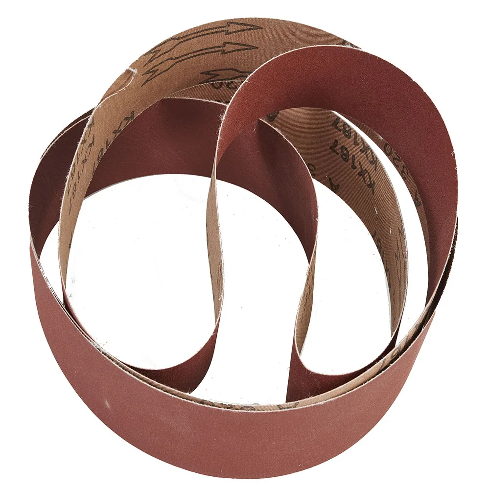 

60 80 100 120 180 240 320 Grit Aluminium oxide Abrasive 50*2100mm Sanding 7pcs Band Belts Set Durable High Quality