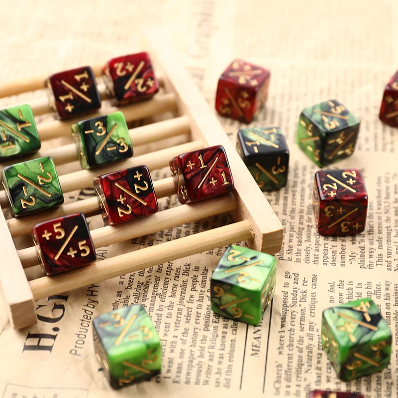 10Pcs 16mm 6 Side Dice for MTG Card Gaming,acrylic dice,game dice,dice set