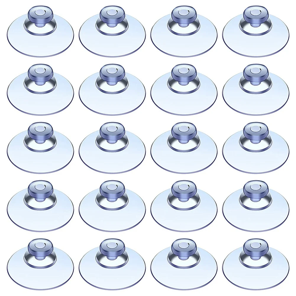 Ventose Trasparenti Da 100 Pezzi, Ventose In Plastica, Cuscinetti Senza Ganci Per Esterni, Cucina, Bagno, Finestra 20Mm