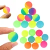Fun High Bounce Toy Balls Kids Gift Party Favor Decoration Kids Bouncing Ball Pattern  Two-color Bounce Ball Birthday Gift 1