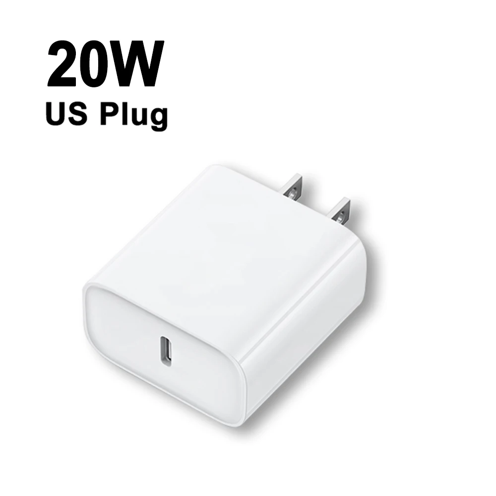 20W USB-C Fast Charging Power Adapter with Quick Charge Capability