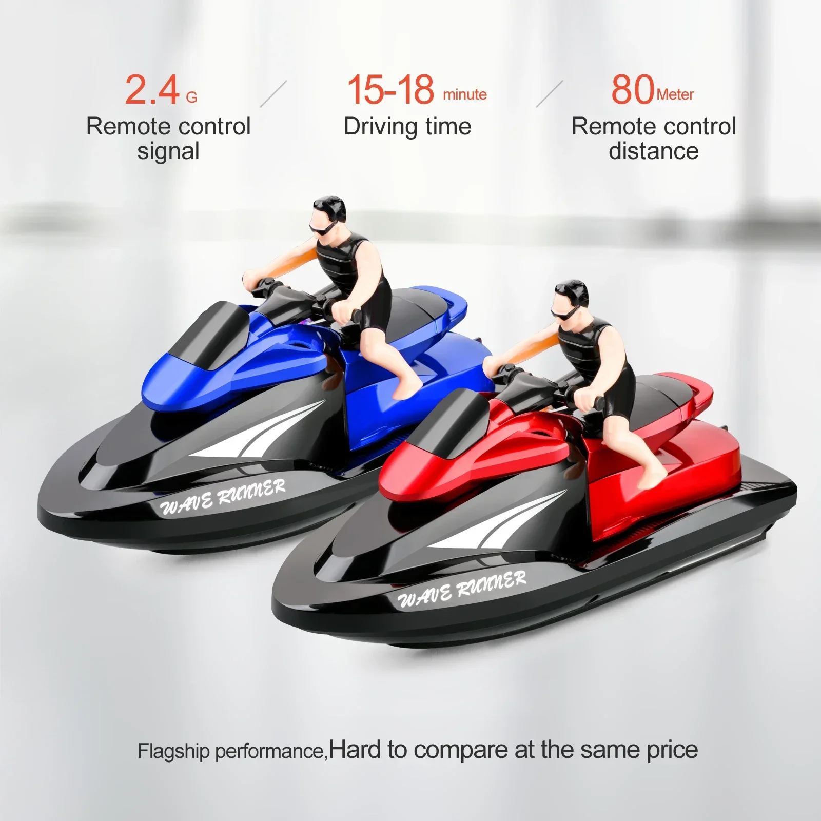 RC Boat 809 2.4G Remote Control Motorboat Water Speedboat Yacht Airship RC Boat Waterproof Electric Children's Toy Boat 3