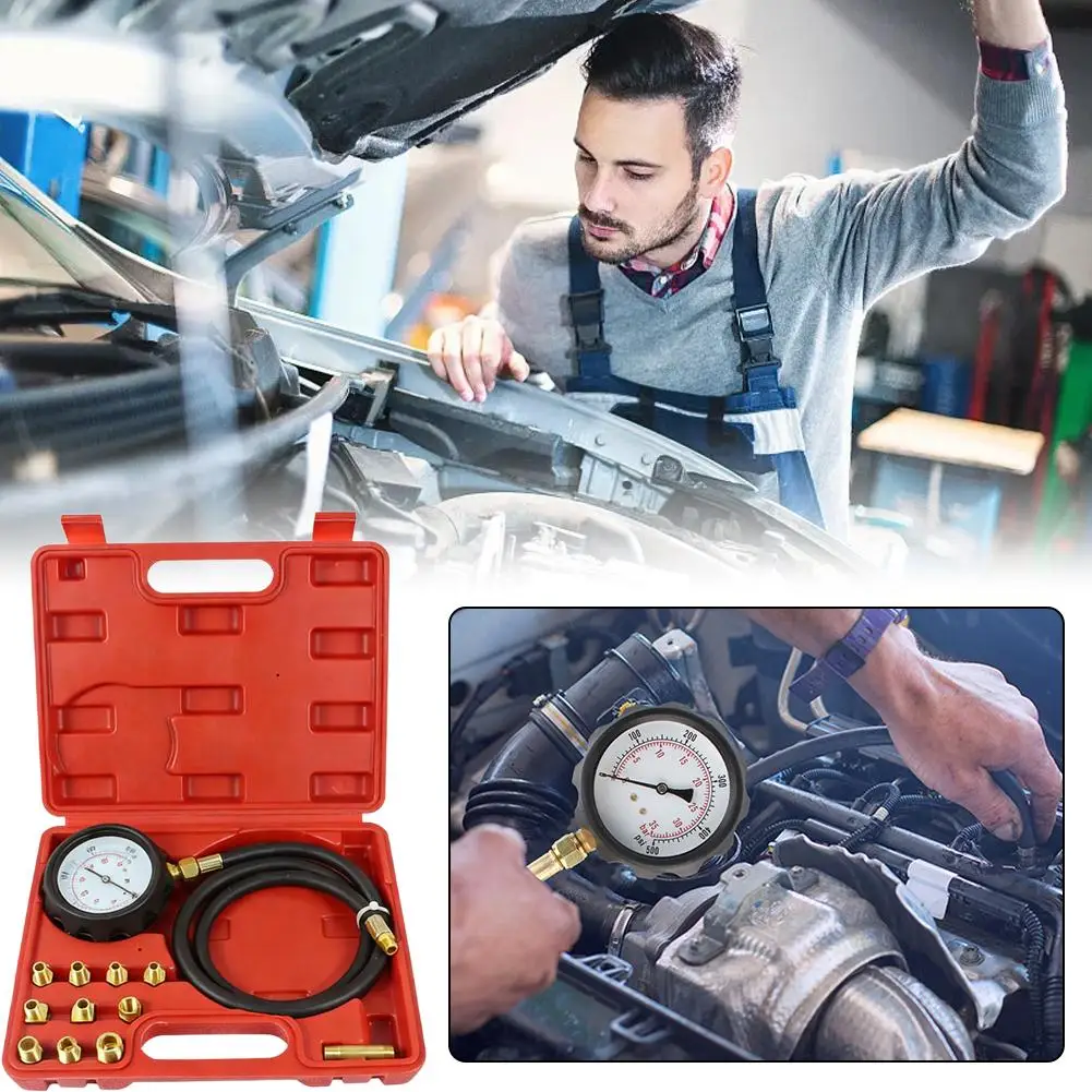 자동 테스터 낮은 오일 경고 장치 자동차 압력 게이지 테스트 자동차 압력 게이지 진단 도구 키트 엔진 자동차 K1e9