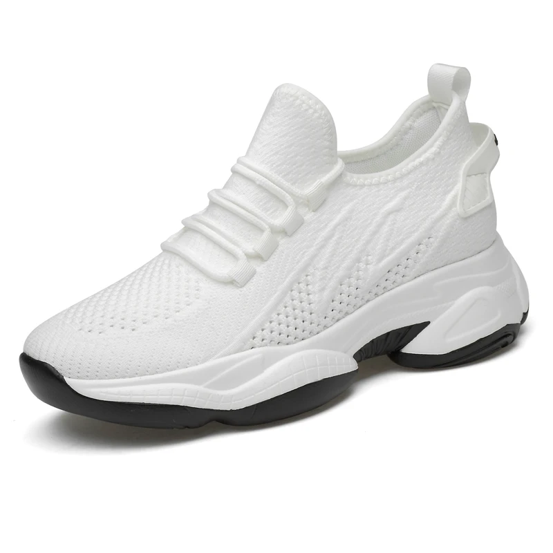 Summer Men's Sneakers Elevator Shoes Height Increasing Insoles 6CM Hidden Heels Sports Inner Heightening mens shoes