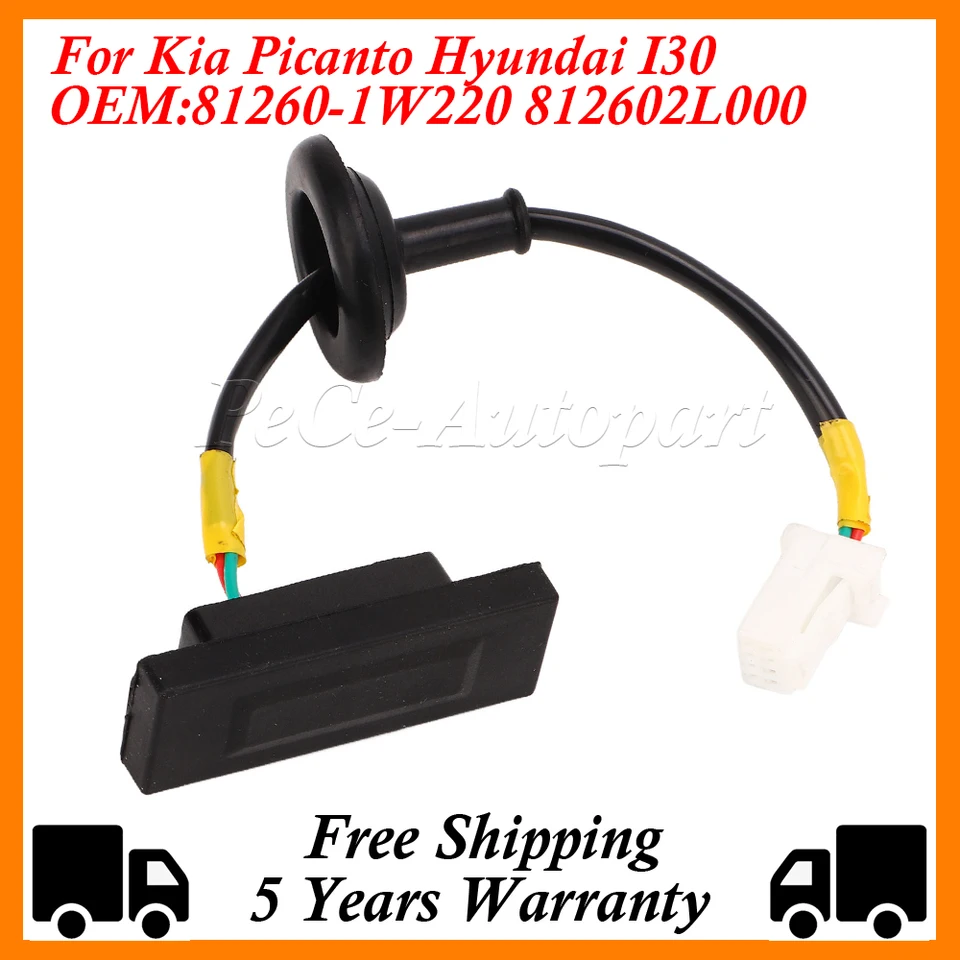 For Kia Picanto Hyundai I30 Car Rear Trunk Lid Lock Boot Release Handle  Trunk Switch Tailgate Open Button 81260-1W220 812602L000 - AliExpress