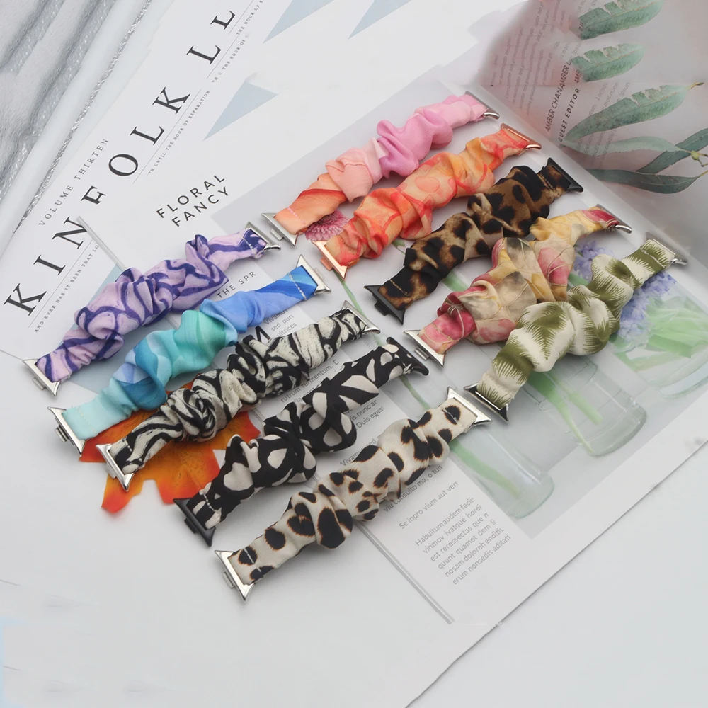 Stylish Scrunchies Fabric Watchband