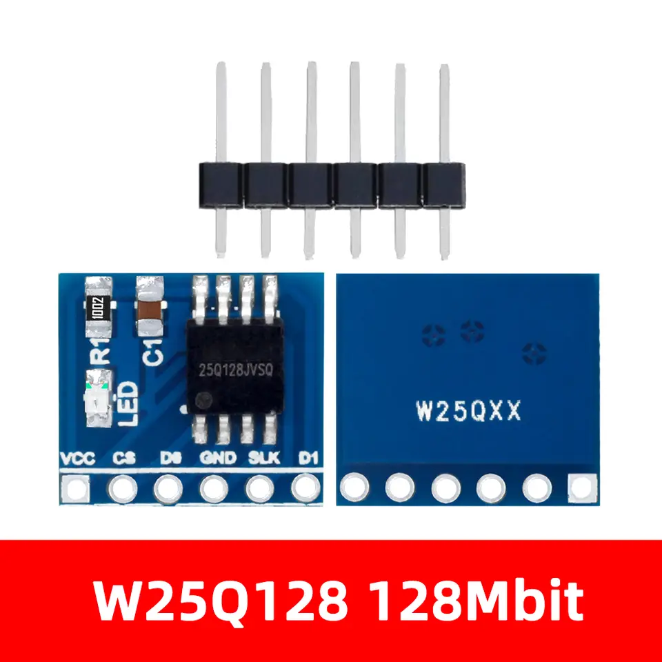 W25Q128FV 128Mbit (16MB) SPI NOR Flash Memory Module - 3.3V BV/FV Package for STM32 Development image 7