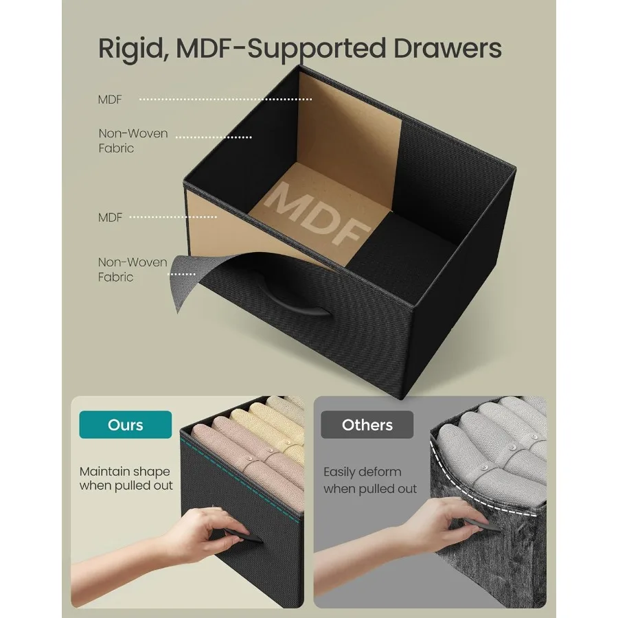 5-Drawer Fabric Storage Dresser 5