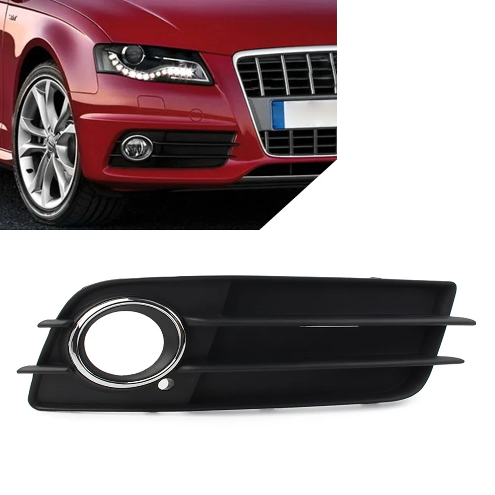 Honeycomb Fog Light Grill For Audi A4/S4 S-LINE 2008-2012 - Bumper Trim Replacement