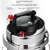 0.8-2L Pressure Cooker 304 Stainless Steel Mini Outdoor Portable Suitable for Gas Induction Cooker Household Small Rice Cooker 2