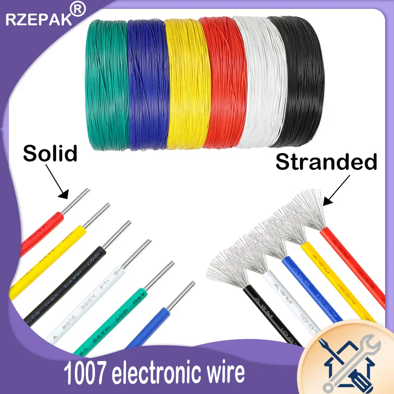 Versatile Tinned Copper LED Cable with PVC Insulation - Solid & Stranded Core