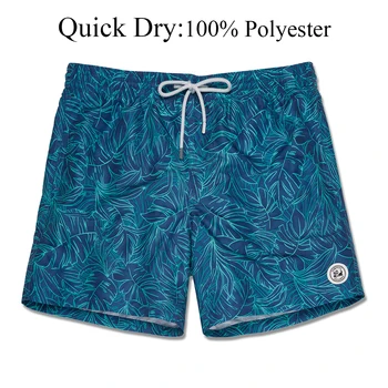 SURFCUZ Pantaloncini da bagno da uomo ad asciugatura rapida, pantaloncini da spiaggia con fodera in rete e tasche, costumi da bagno estivi da surf per uomo