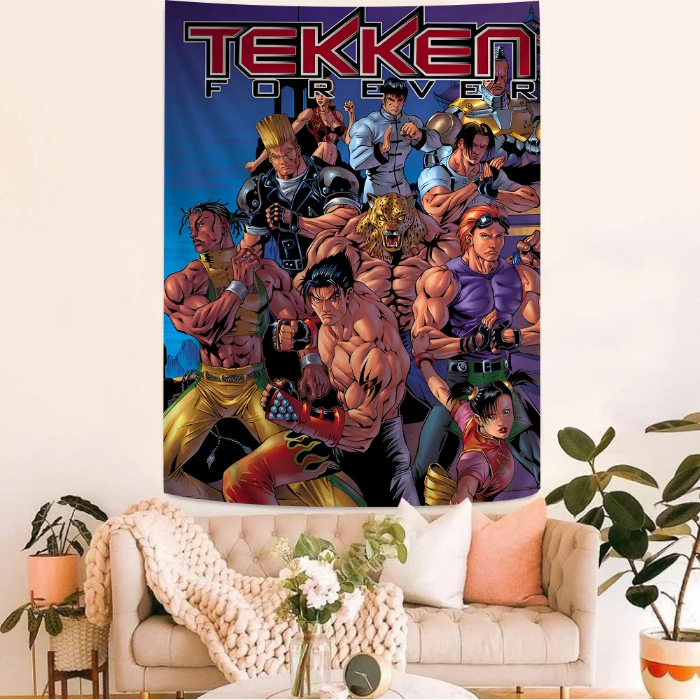 TEKKEN Video Game Hanging Bohemian Tapestry Indian Buddha Wall ...