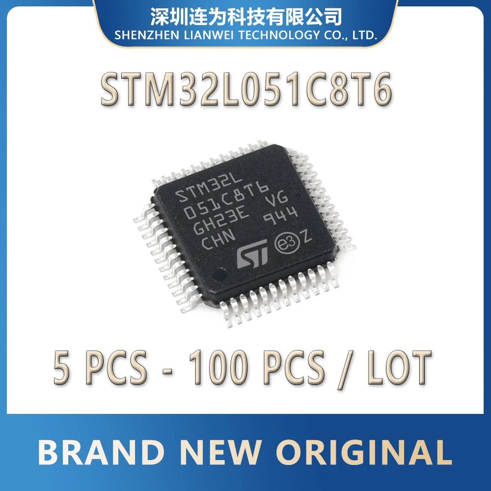 

STM32L051C8T6 STM32L051C8 STM32L051 STM32L STM32 STM IC MCU Chip LQFP-48