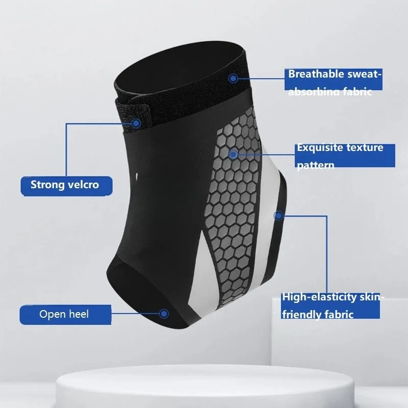 1-2PCS Bandage Protector Foot Support for Pain Plantar Fasciitis Night Splint Ankle Protector Soccer Compression Anklet