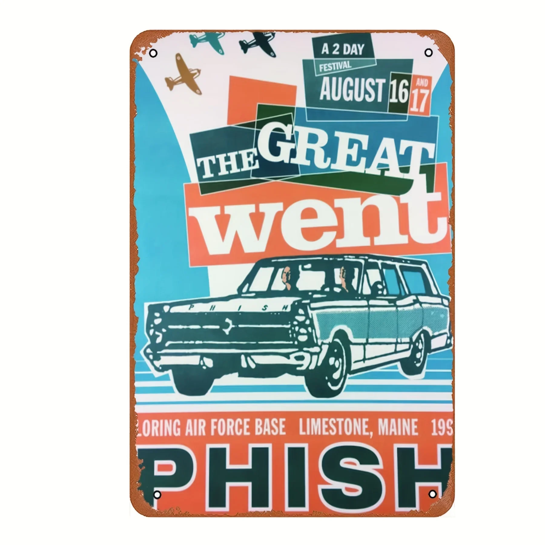 

Phish Metal Art Poster Retro Decor House Home Vintage Poster Tin Sign Room Decoration Home Decor Posters Signs
