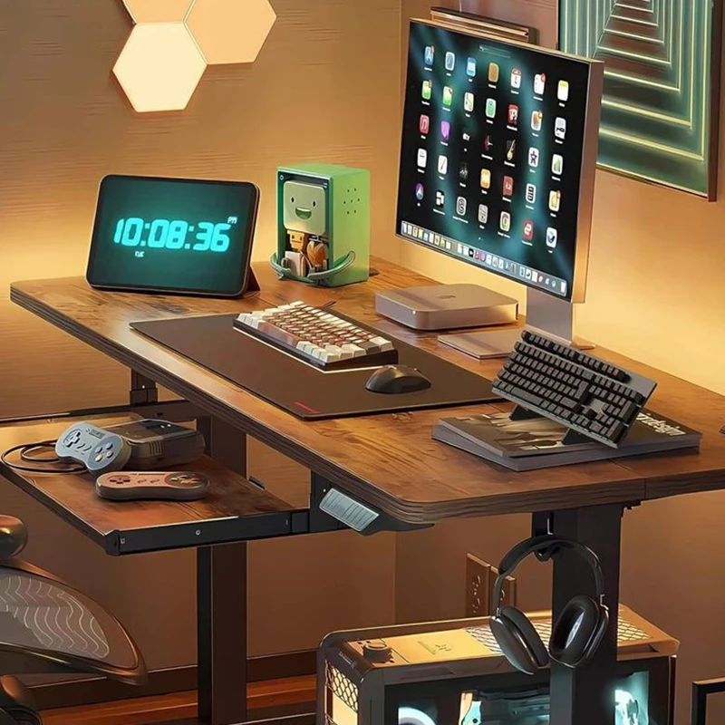 키보드 디스플레이 스탠드 투명 아크릴 키보드 홀더 컴퓨터 기계식 키보드 보관 스탠드 (룸 전시실용)