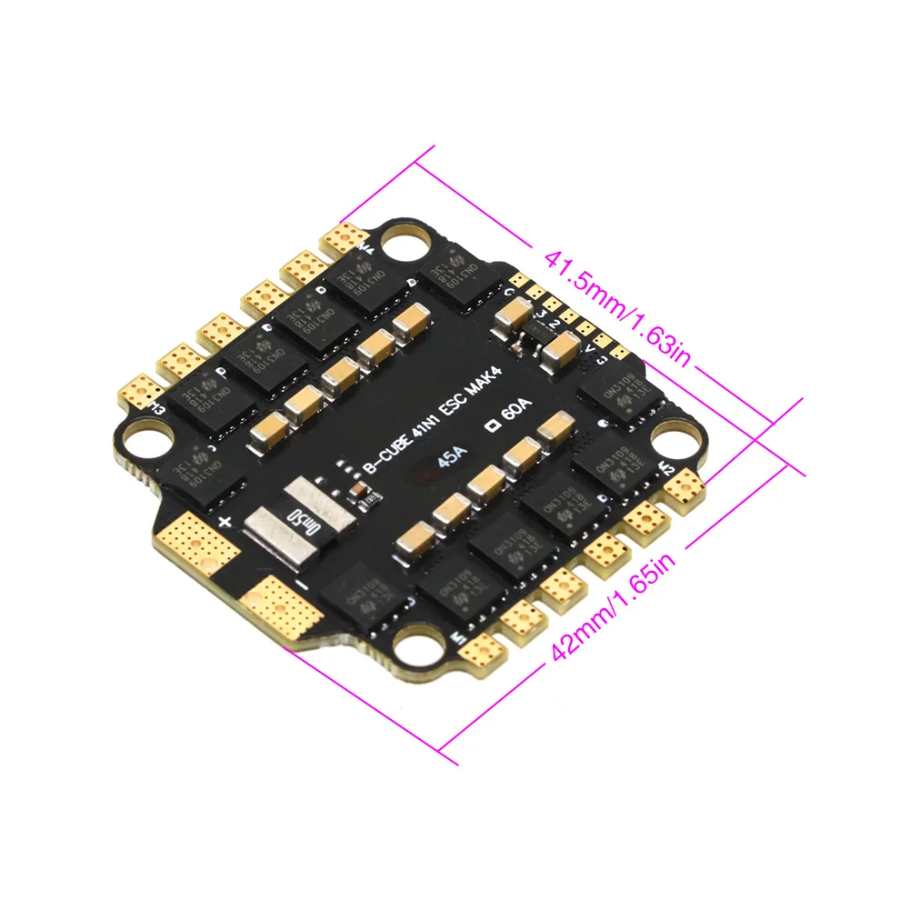 BLHELI_S 45A/60A 4IN1 ESC 3-6S pour Drone FPV