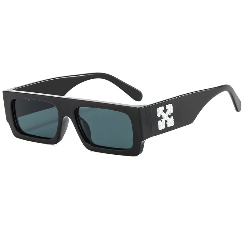 European and American Box Snowflake Sunglasses Men's Hip Hop Glasses photochromic sunglasses