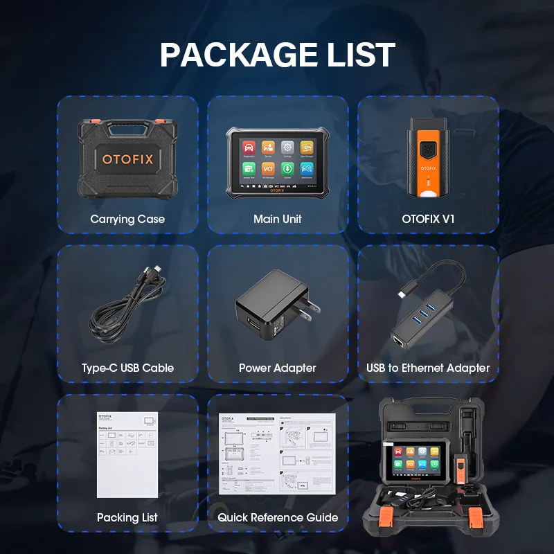 OTOFIX 블루투스 자동차 진단 도구, D1 라이트, OBD2 스캐너, 양방향 자동차 스캔 도구, 2 년 무료 업데이트 활성 테스트
