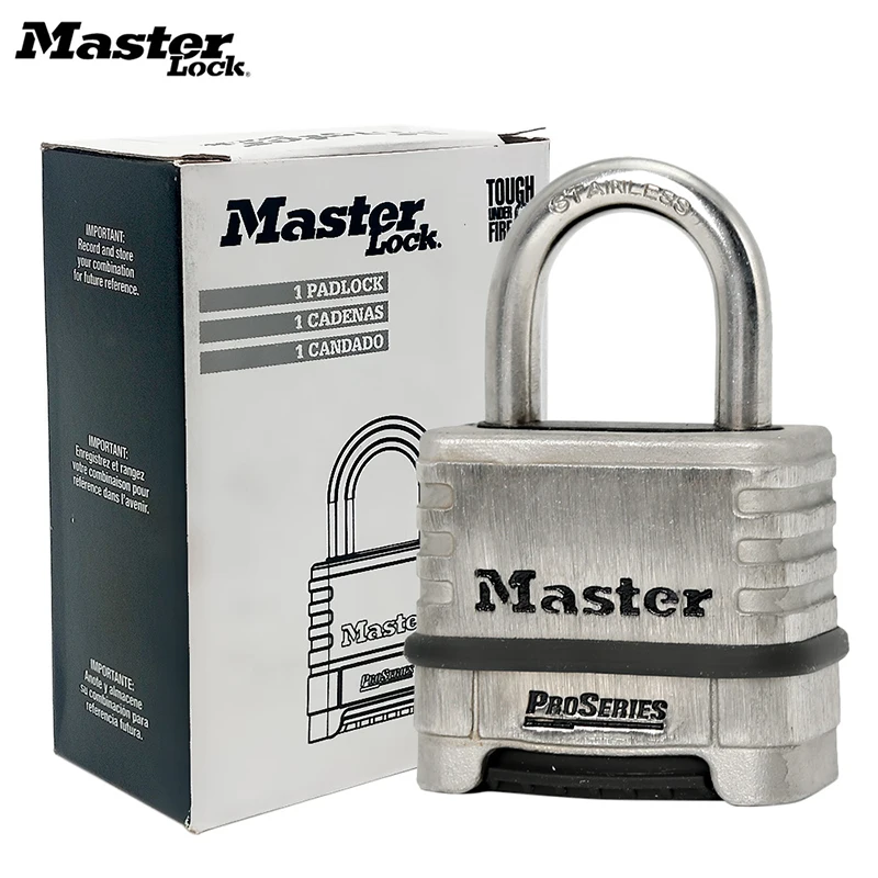 Master Lock Combination Lock, Indoor and Outdoor Padlock, Resettable  Combination Locker Lock