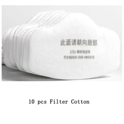 Advanced Particulate Filter Half Face Protective Mask (10 pcs Filter Cotton)
