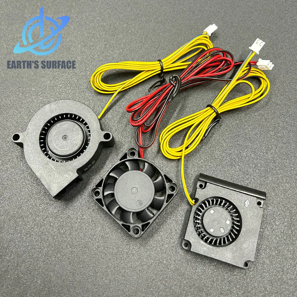 DB-3D Printer Part 4010 Axial Fan 4010 Blower Turbo Quiet Fan 5015 Blower Cooling Fan 40*40*10mm 12V24V For Ender 3 CR10 Printer