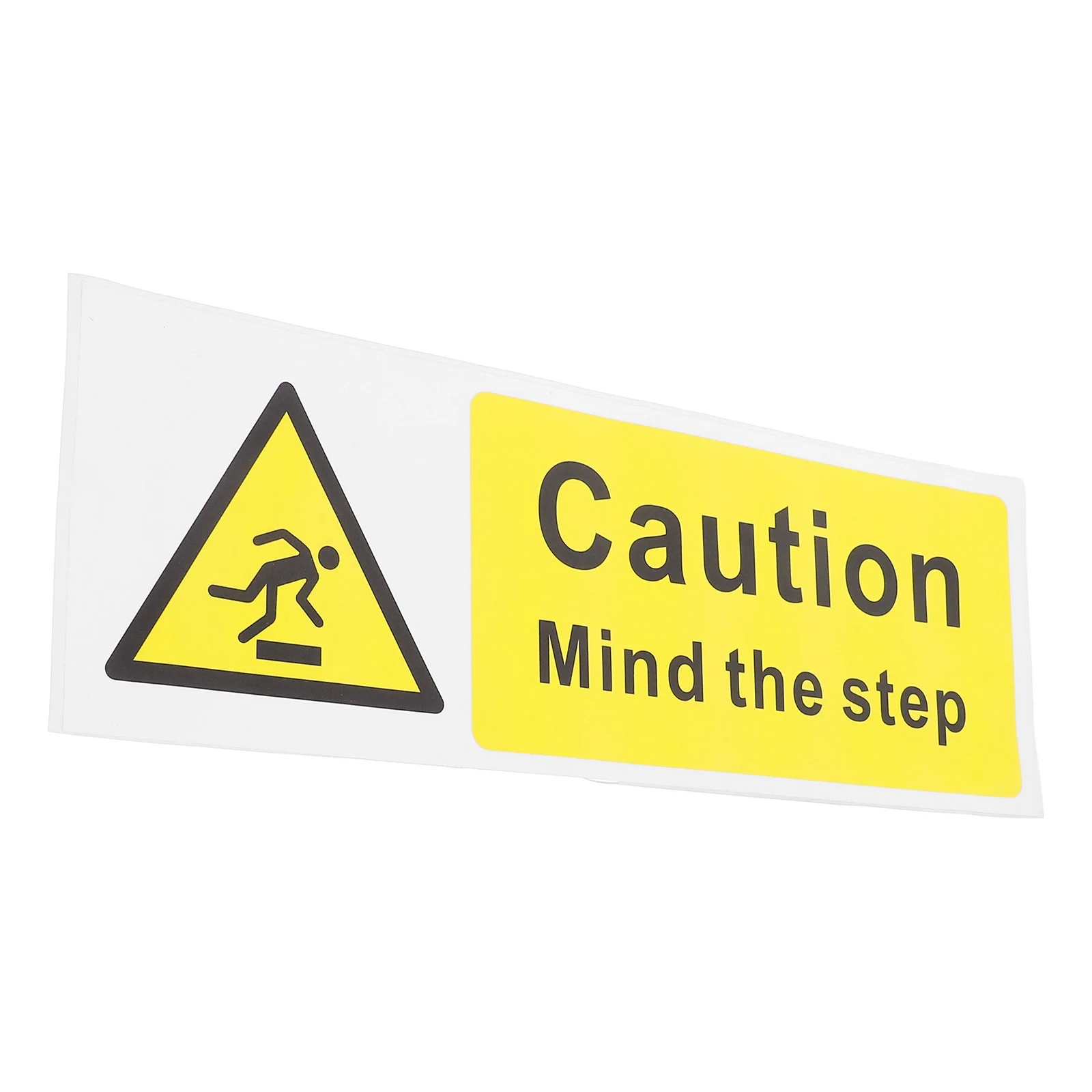 Mind The Step Self Adhesive Safety Signs Warning Stickers Caution Floor Decals Traffic Protection Roadway Safety