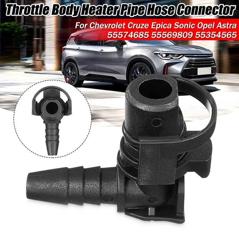 5Pcs Throttle Valve Thermostat Body Heater Pipe Hose Connector 55574685