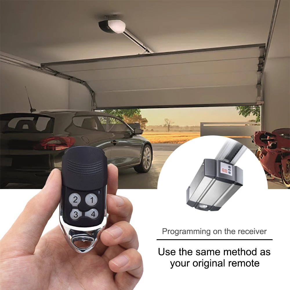 LIFE FIDO 2/ FIDO 4/VIP 2/ VIP 4/  BRAVO2 / BRAVO4 Garage Gate Remote Control Replacement 433mhz Remote Transmitter