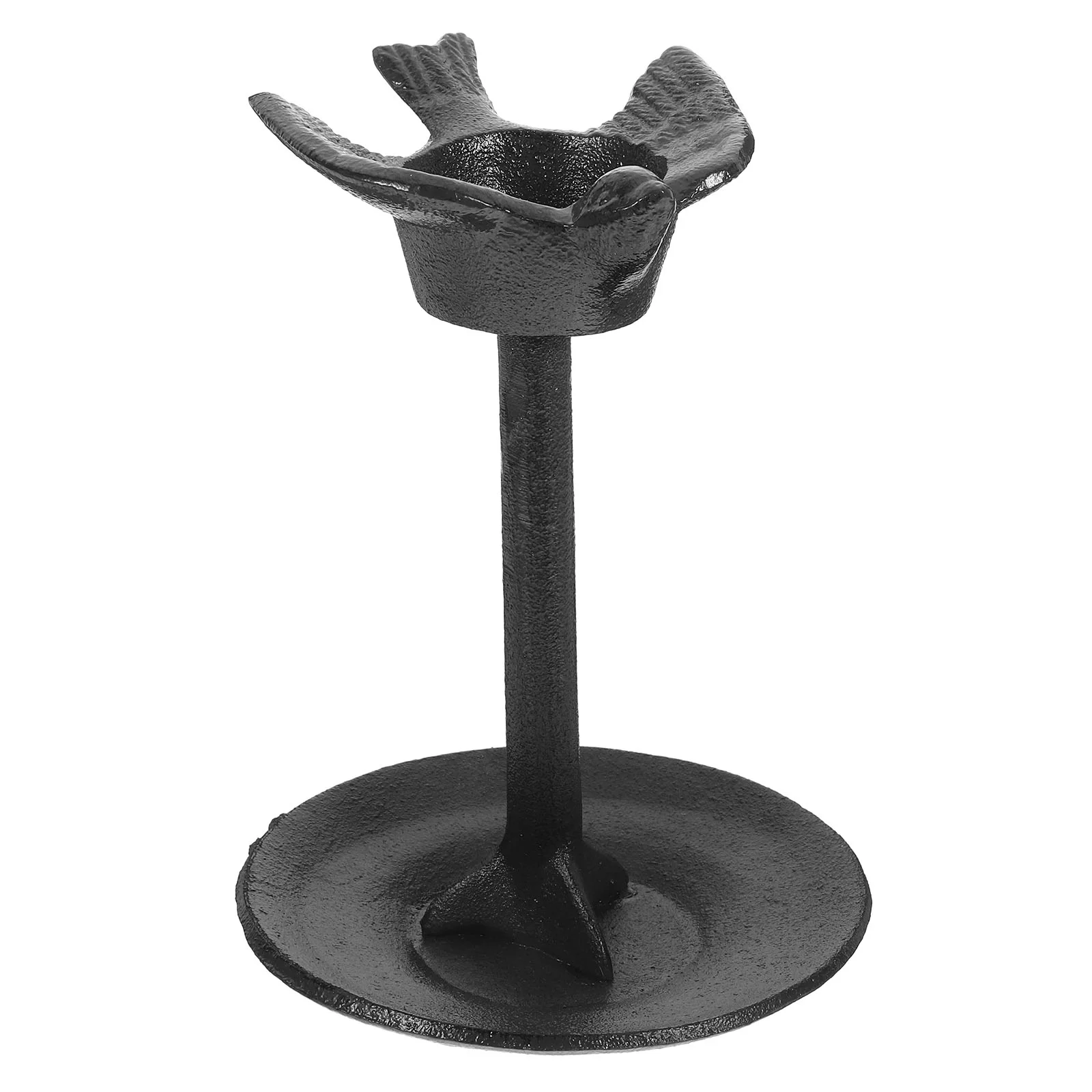 

Retro Iron Bird Holder Stand Candlestick Desktop Decoration for Home and Party