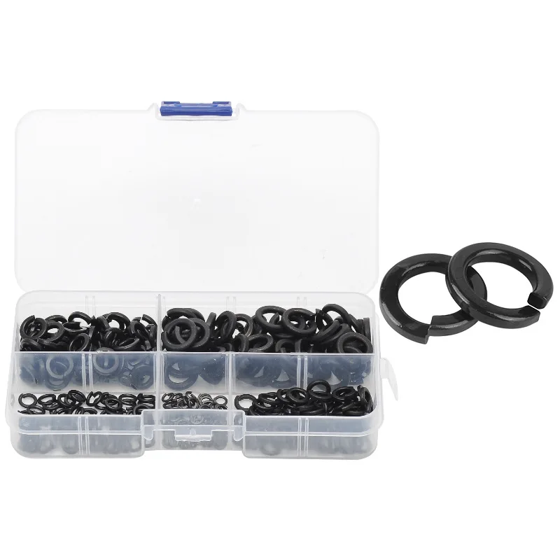 

300PCS Cartridge Spring Washer Grade 8.8 High Strength Spring Washer Washer Black Open Spring Washer M2 | M4