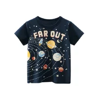 T-shirts à manches courtes pour enfants, Version coréenne, vêtements pour enfants, garçons et bébés, en coton, hauts d'été de dessin animé de 2 à 9 ans 6