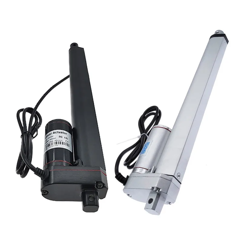 Actuador Lineal Eléctrico 300mm 250mm 12v/24v Dc Carrera Movimiento Lineal  100/300/500/700/1000/1200/1500n - Motor Dc - AliExpress