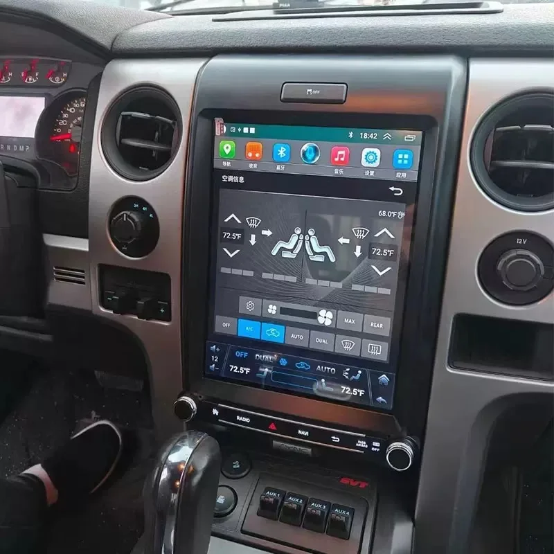 Android 14 Car Radio For Ford Raptor F150 2013 2014 GPS Touch Screen ...