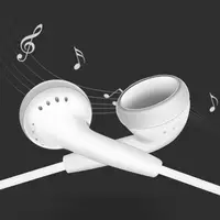 3.5mm In-ear Earphones White For Samsung Galaxy Wired Headset With Mic Jack Headphone For Smart Cell Phones Adjustable Volume - Image 6