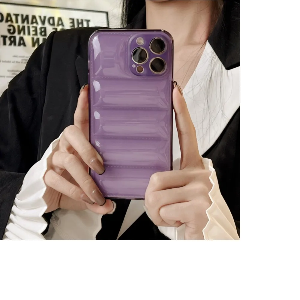 The Puffer Case For iPhone 15 14 13 12 11 Pro Max XR X XS 7 8 Plus