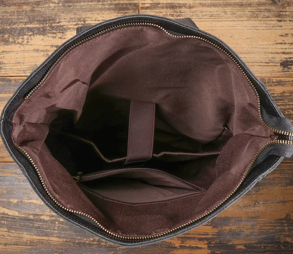 Stylish New Men's Genuine Leather Backpack Large Capacity Business Laptop Bag