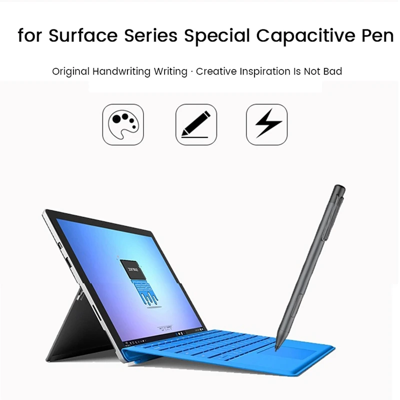 

Емкостная ручка с наконечником и наконечником для Microsoft Surface 3 Pro3/4/5/6/Book/Laptop, 1024 уровней давления