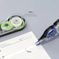 3pcs Correction Tape, White Mistake Out, Film-Based Tape, Transparent Dispenser 1/5 Inch X 16.4 Ft (5mmx5m) 5