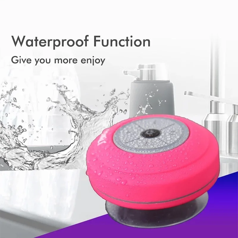 WaterproofWirelessBTSpeakerBathroomPortableShowerSpeakers