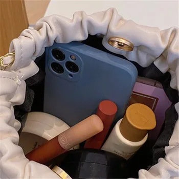 حقيبة نسائية أنيقة مبطنة ومطرزة من البولي يوريثان، حقيبة كتف مفردة بسلسلة عصرية، حقيبة كروس أنيقة مثالية للاستخدام اليومي 4