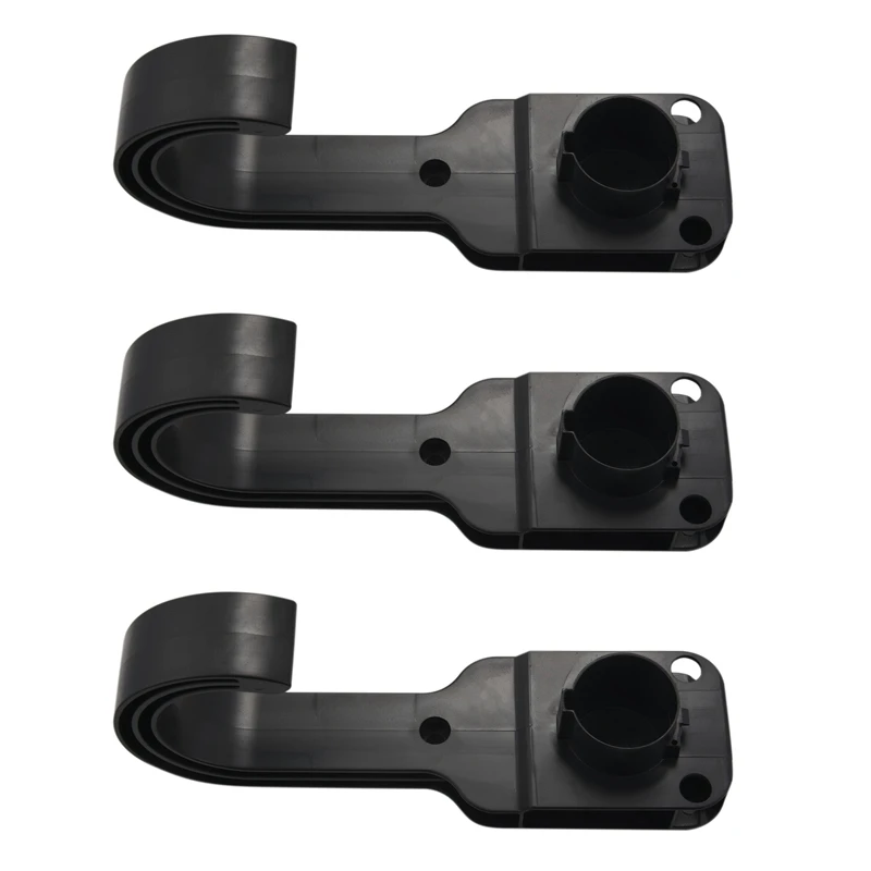

3X Cord Holder EV Charger Nozzle-Holster Dock And J-Hook Combination For J1772 Connector