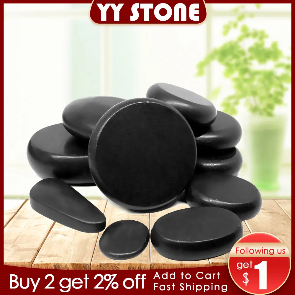 Tontin Hot Stone Massage Set Allevia Lo Stress Mal Di Schiena Assistenza Sanitaria Digitopressione Lava Pietre Di Basalto Per Healthcare Spa Rock